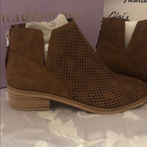 brown Bootie by Madden Girl - Picture 9 of 14